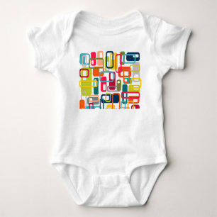 Moderna rektanglar i mitten av århundradet t shirt