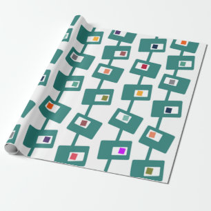 Moderna rektanglar och kvadrater i mitten av århun presentpapper