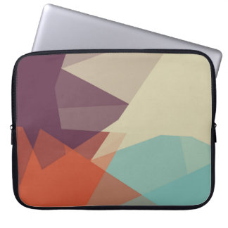 Moderna Retro Färger Geometrisk #17 Laptop Fodral