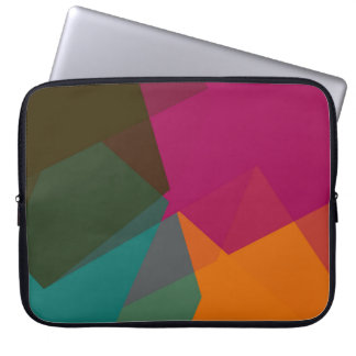 Moderna Retro Färger Geometrisk #18 Laptop Fodral