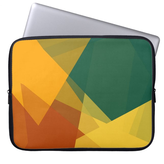 Moderna Retro Färger Geometrisk #20 Laptop Fodral (Framsidan)