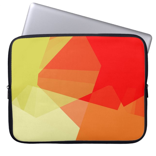 Moderna Retro Färger Geometrisk #23 Laptop Fodral (Framsidan)