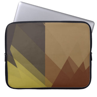 Moderna Retro Färger Geometrisk #26 Laptop Fodral