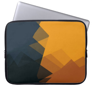 Moderna Retro Färger Geometrisk #29 Laptop Fodral