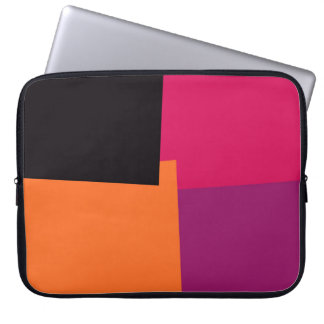 Moderna Retro Färger Geometrisk #32 Laptop Fodral