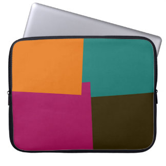 Moderna Retro Färger Geometrisk #33 Laptop Fodral