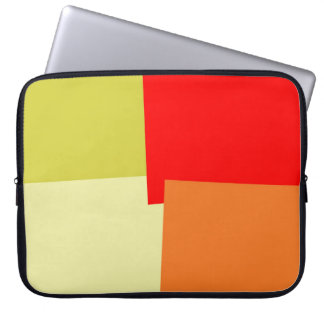 Moderna Retro Färger Geometrisk #3 Laptop Fodral