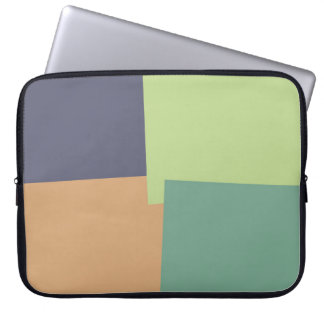 Moderna Retro Färger Geometrisk #4 Laptop Fodral