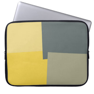 Moderna Retro Färger Geometrisk #5 Laptop Fodral