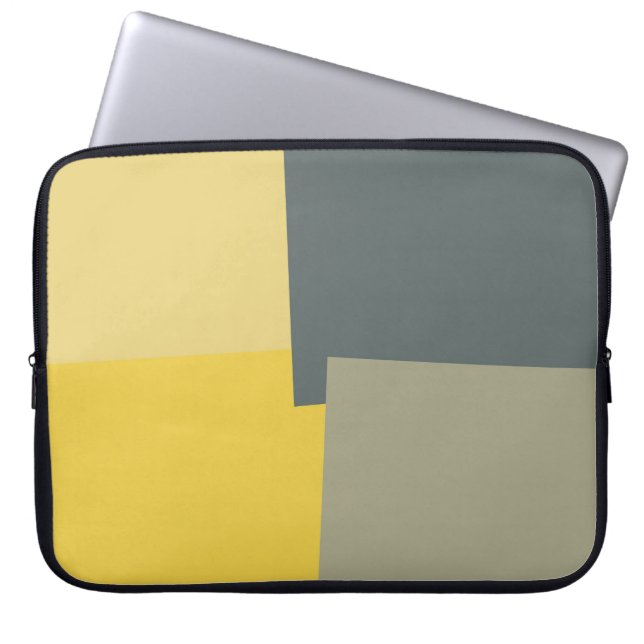 Moderna Retro Färger Geometrisk #5 Laptop Fodral (Framsidan)
