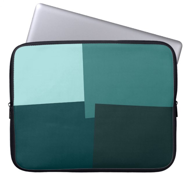 Moderna Retro Färger Geometrisk #7 Laptop Fodral (Framsidan)