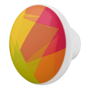 Moderna Retro Färger Geometriska #22 Knopp