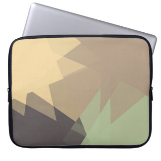 Moderna Retro Färger Geometriska #30 Laptop Fodral