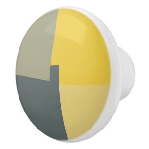 Moderna Retro Färger Geometriska #5 Knopp