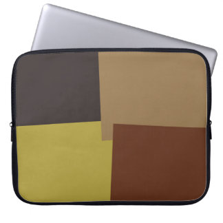 Moderna Retro Färger Geometriska #6 Laptop Fodral