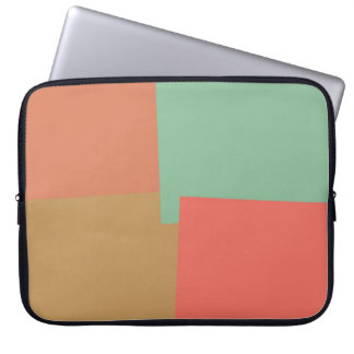 Moderna Retro Färger Geometriska #8 Laptop Fodral