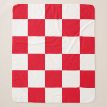 Moderna röda kroatiska Checkers