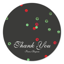 Moderna röda och gröna glamoursequins-semesterdeka