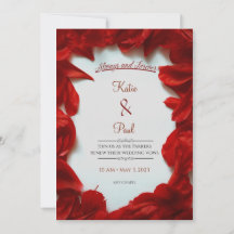 Moderna röda sommarröda rosor Elegant bröllopsinbj