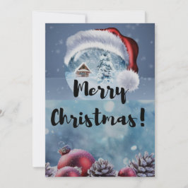 Moderna roliga söta julgranar renar inbjudningar