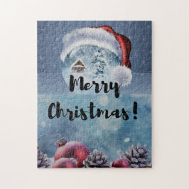 Moderna roliga söta julrenar pussel