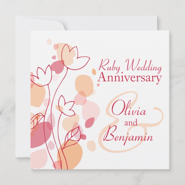 Moderna romerska rovgiriga bröllopsinbjudningar inbjudningar (Framsida)