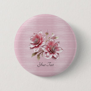 Moderna rosa blommor knapp