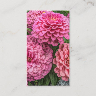 Moderna Rosa Dahlior Visitkort