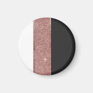 Moderna rosa guld- kvarter för färg för magnet
