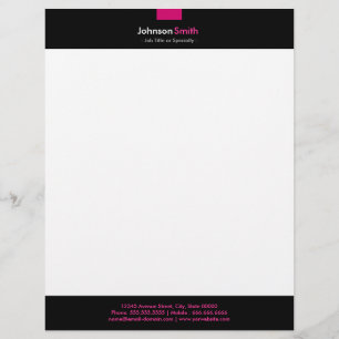 Moderna rosa rosor färgar personlig brevpapper