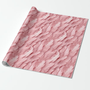 Moderna rosor fjädrar mönster presentpapper