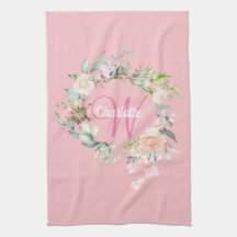 Moderna rosor Rosa Initialsmonogram