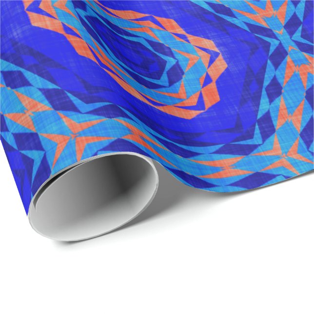 Moderna slående in papper för indian 9 presentpapper (Rullad Hörn)