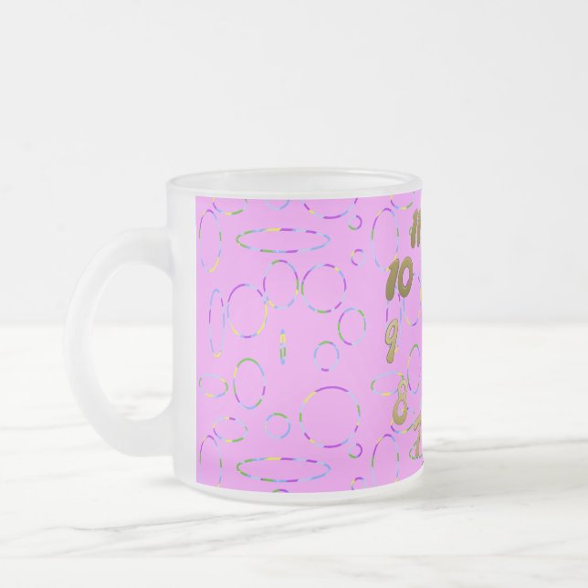 Moderna slingor på Rosa Magenta Mugg (Vänster)