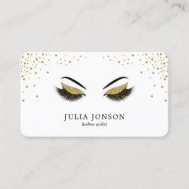 Moderna snärtar med den guld- visitkort