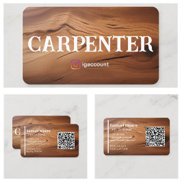 Moderna snickarmallar QR-kodgenerator Visitkort