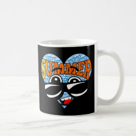 Moderna solglasögon för stranden kaffemugg