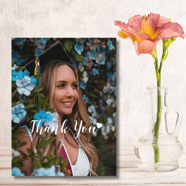 Moderna, specialdesignade foton, tack för examen vykort (Skapare uppladdad)