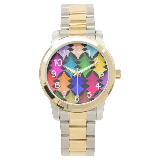 Moderna stjärnor i mitten av århundradet armbandsur (Framsida)