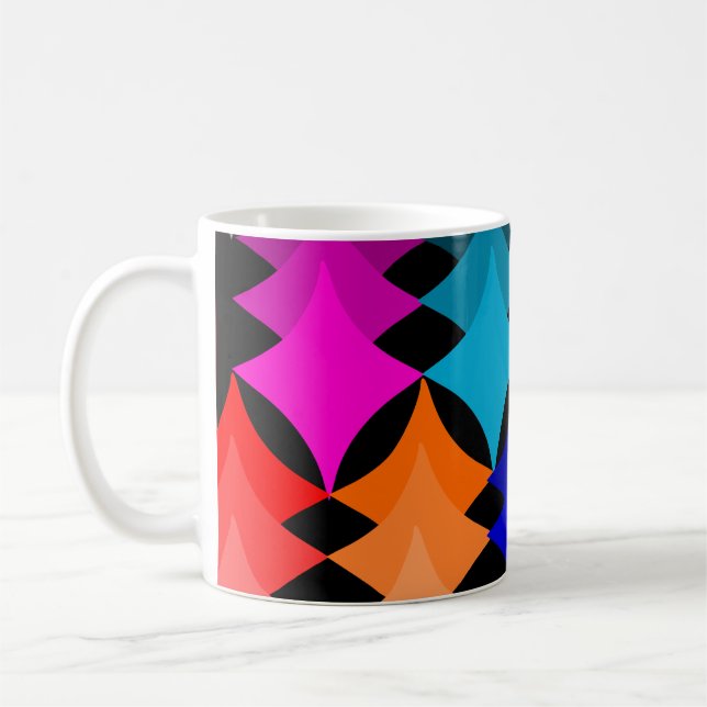 Moderna stjärnor i mitten av århundradet kaffemugg (Vänster)