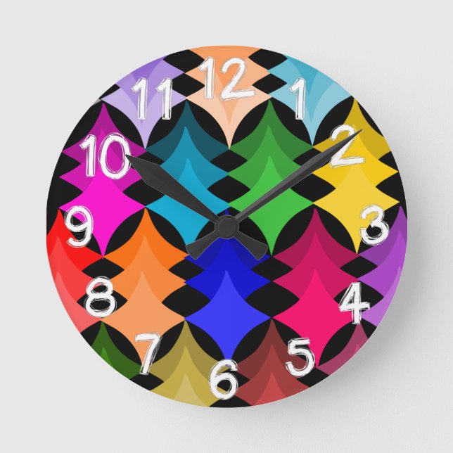 Moderna stjärnor i mitten av århundradet  rund klocka (Framsida)