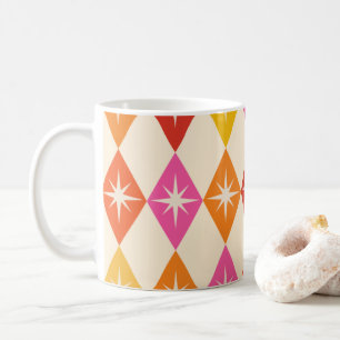 Moderna stjärnor på Retro Diamonds Kaffemugg