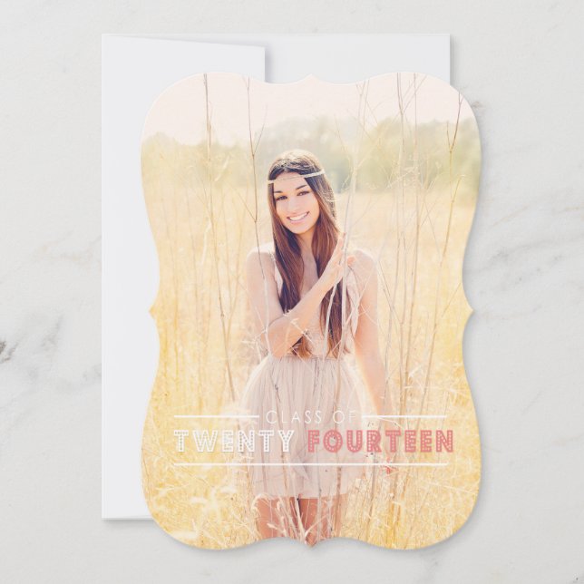 Moderna Studentkort Inbjudningar (Framsida)