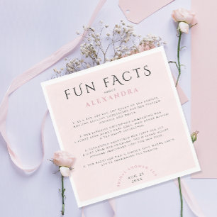 Moderna Stylisha Flickiga Pastell Rosa Rosa Roliga Pappersservett
