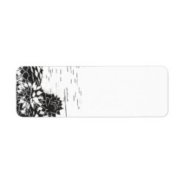 Moderna succuls Plants Returadress Etikett