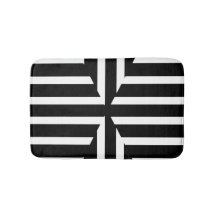 Moderna svartvita heltäckande görar randig