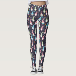 Moderna svenska Gnomes-Mönster-lagarna Leggings