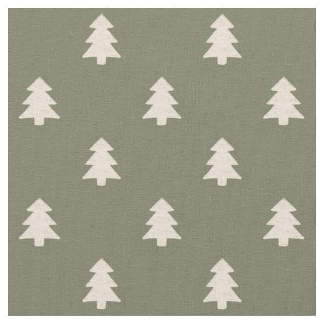 Moderna tallar Neutral Boho gårdshus vinter Tyg (Närbild)