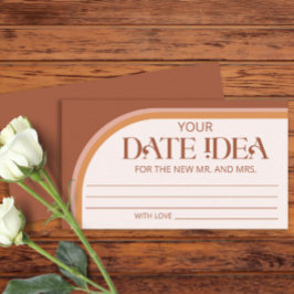 Moderna terrakotta valv Datum idéer för kvällen. D Tilläggskort