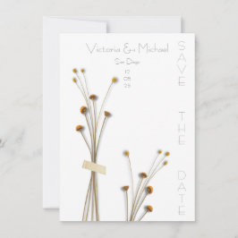 Moderna torkade skuggflöden Spara datumet Inbjudningar